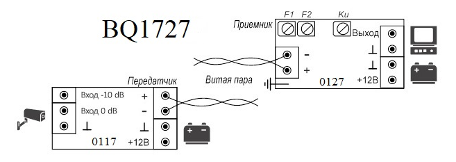 BQ1727 схема подключения